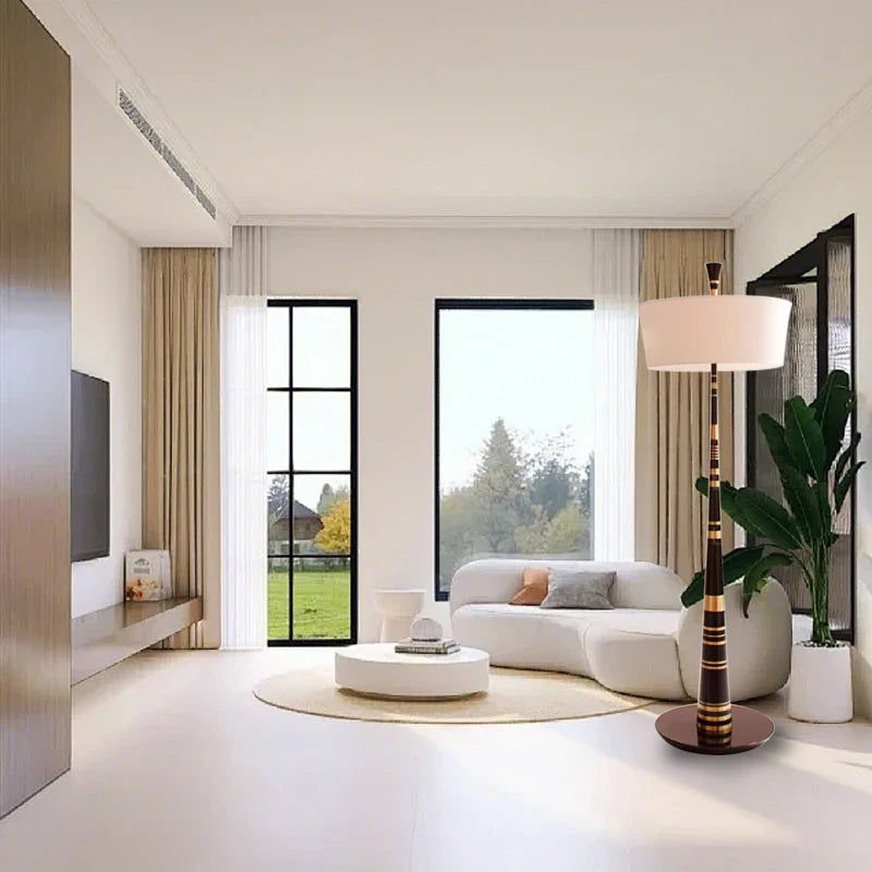 Luminaire Lampadaire design nervuré – Référence: Léo3021- - Nexa Lights