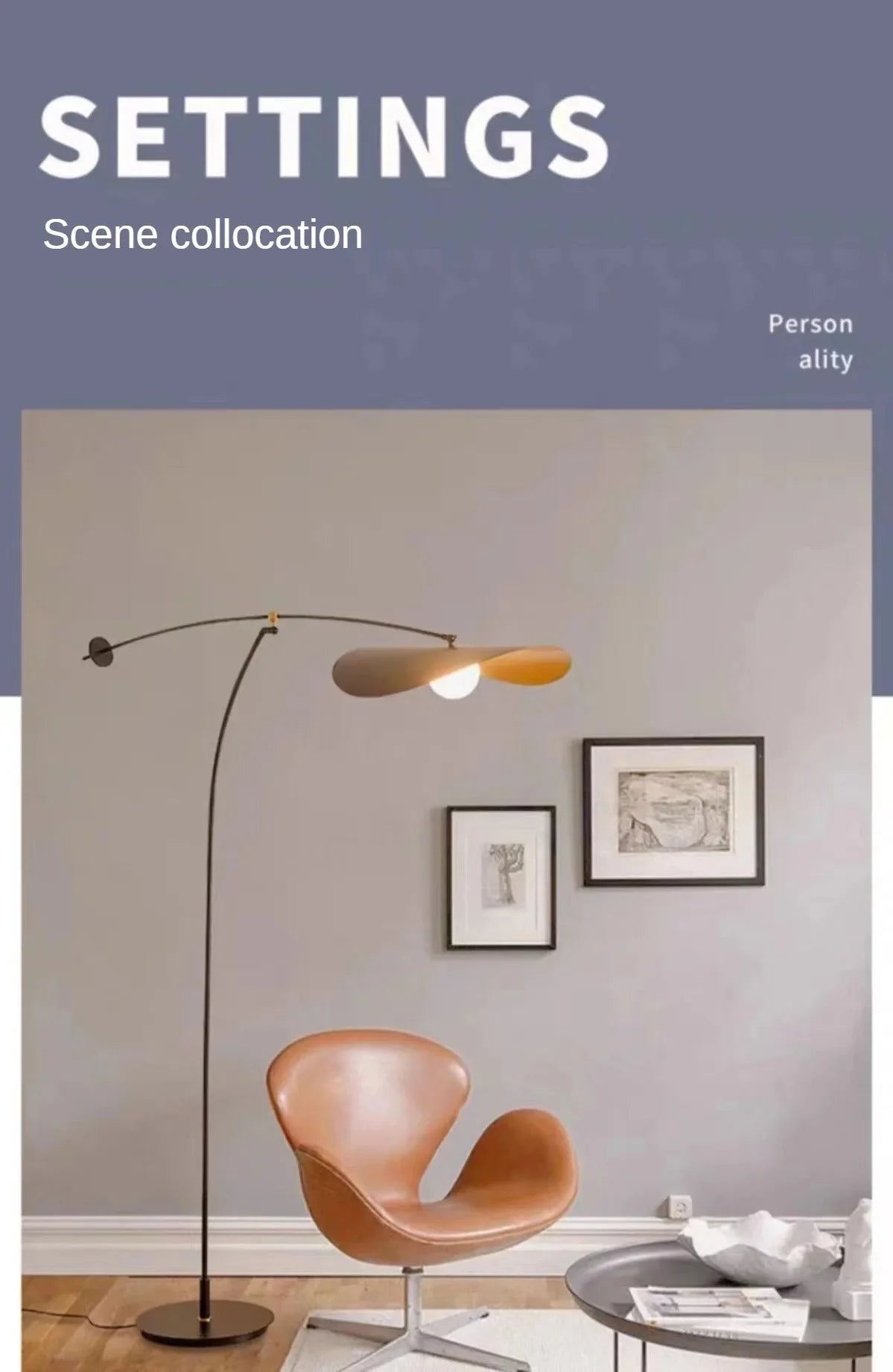 Luminaire Lampadaire design nordique – Référence : Émilien5738- - Nexa Lights