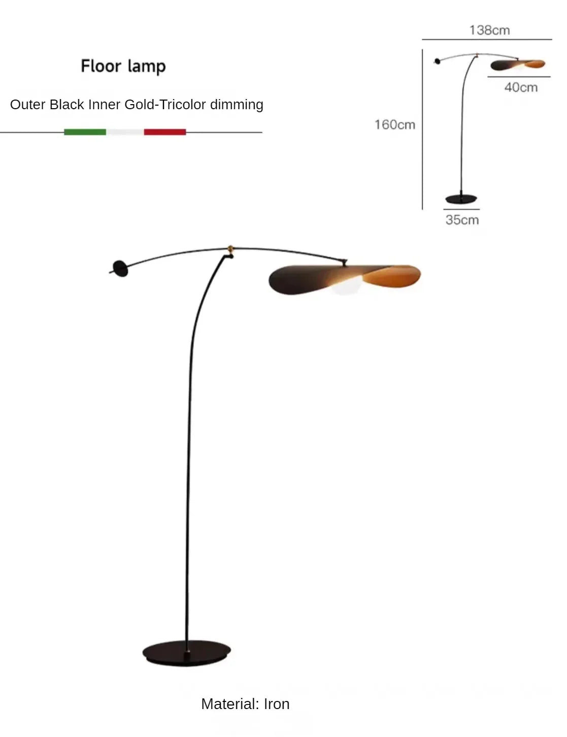 Luminaire Lampadaire design nordique – Référence : Émilien5738- - Nexa Lights
