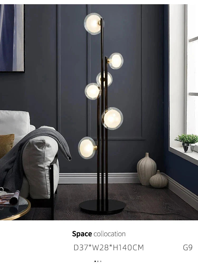 Luminaire Lampadaire design nordique élégant – Référence : Alaric1234- - Nexa Lights