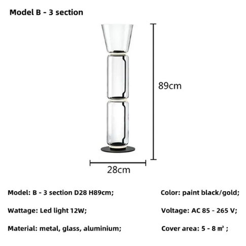 Luminaire Lampadaire design nordique épuré – Référence : Solène1748- - Nexa Lights