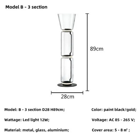 Luminaire Lampadaire design nordique épuré – Référence : Solène1748- - Nexa Lights