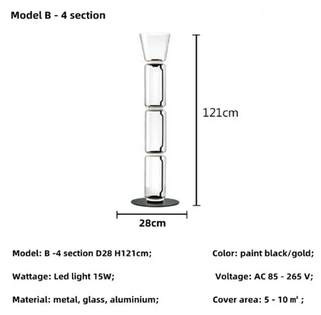 Luminaire Lampadaire design nordique épuré – Référence : Solène1748- - Nexa Lights