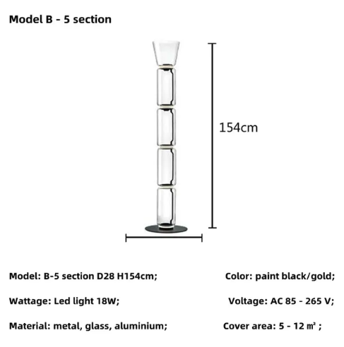 Luminaire Lampadaire design nordique épuré – Référence : Solène1748- - Nexa Lights