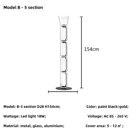 Luminaire Lampadaire design nordique épuré – Référence : Solène1748- - Nexa Lights