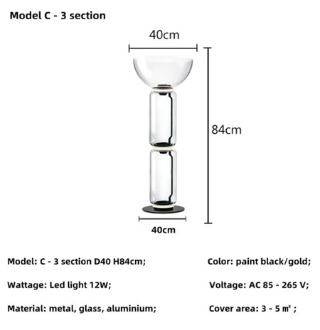 Luminaire Lampadaire design nordique épuré – Référence : Solène1748- - Nexa Lights