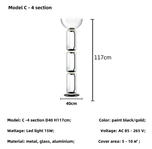 Luminaire Lampadaire design nordique épuré – Référence : Solène1748- - Nexa Lights