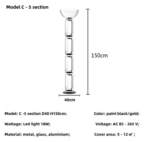 Luminaire Lampadaire design nordique épuré – Référence : Solène1748- - Nexa Lights