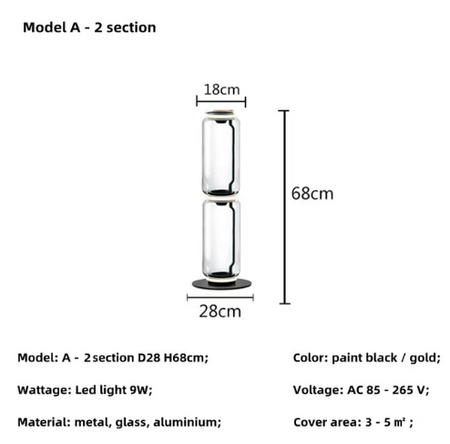 Luminaire Lampadaire design nordique épuré – Référence : Solène1748- - Nexa Lights