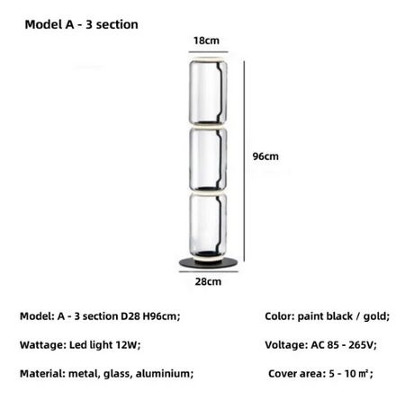 Luminaire Lampadaire design nordique épuré – Référence : Solène1748- - Nexa Lights