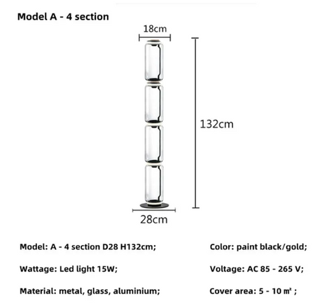 Luminaire Lampadaire design nordique épuré – Référence : Solène1748- - Nexa Lights