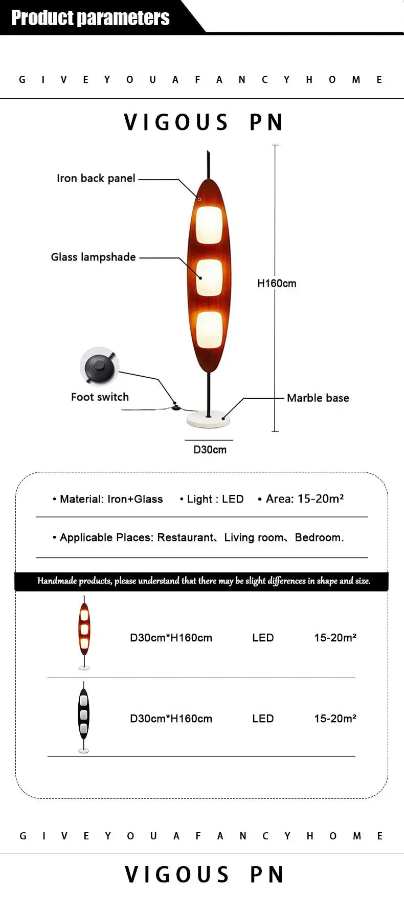 Luminaire Lampadaire style épuré – Référence : Talia3765- - Nexa Lights