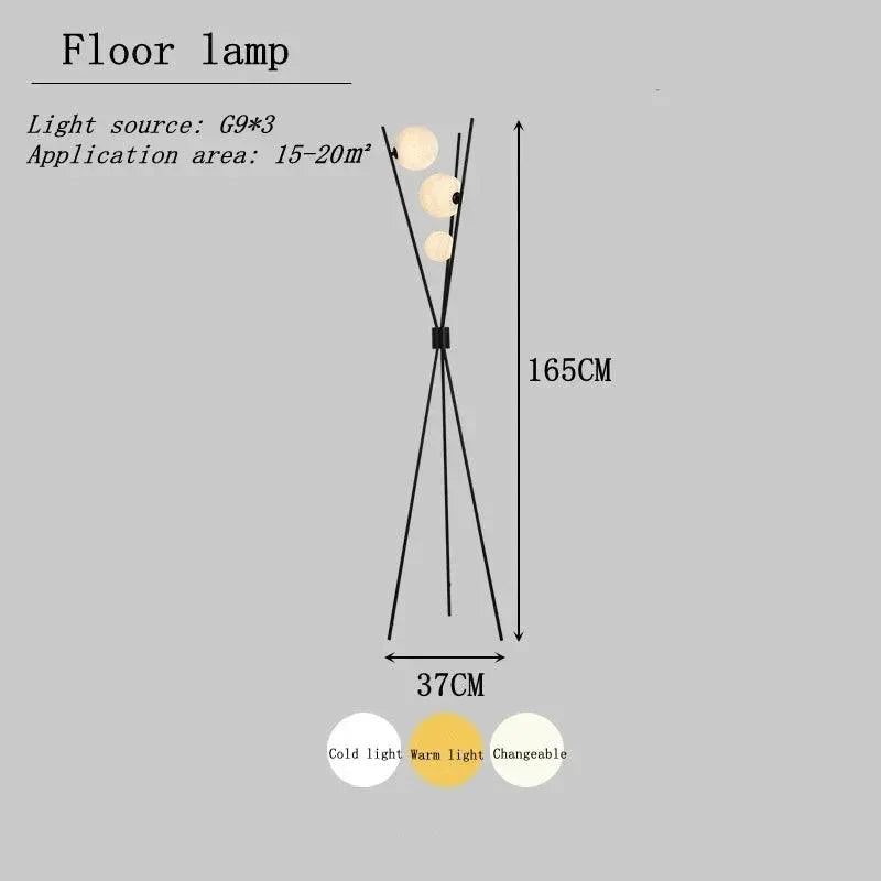 Luminaire Lampadaire style épuré – Référence : Théo1496- - Nexa Lights