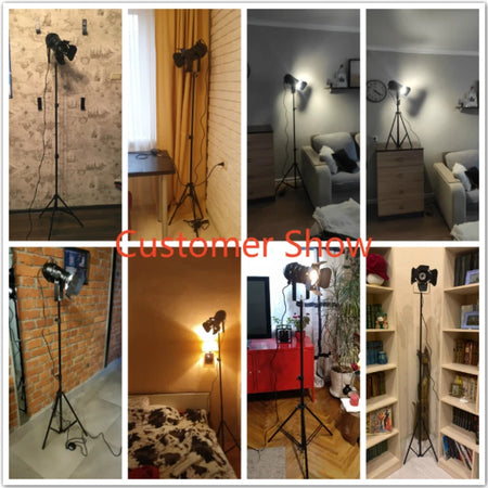 Luminaire Lampadaire style rétro chic – Référence: Enzo1048- - Nexa Lights