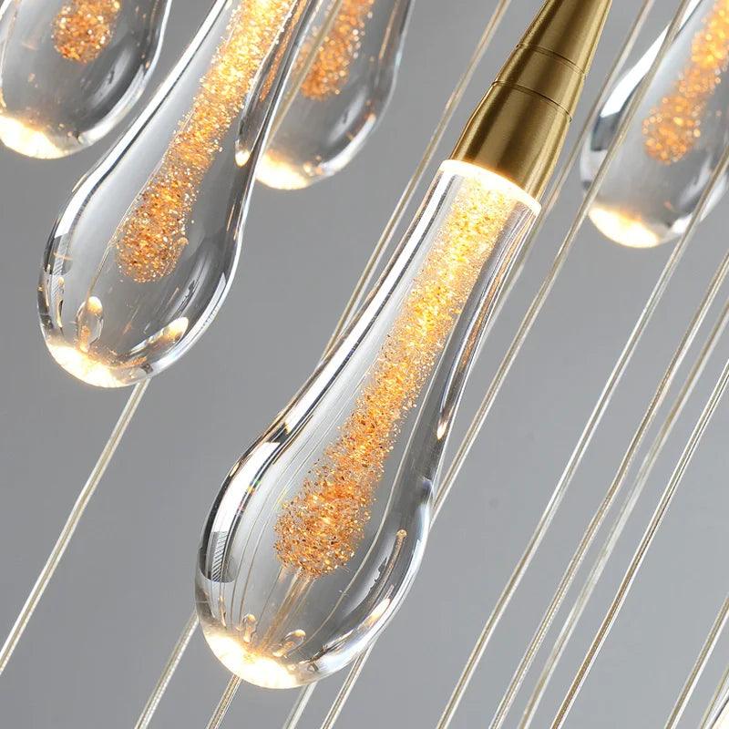 Luminaire Lustre design aérien aux courbes délicates – Référence : Marisol3478- - Nexa Lights