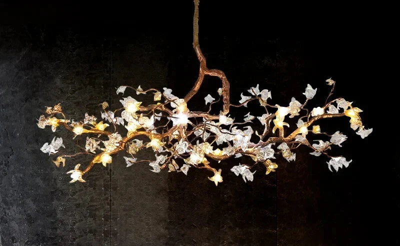 Luminaire Lustre design aérien contemporain – Référence : Elysia4732- - Nexa Lights