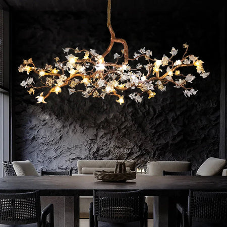 Luminaire Lustre design aérien contemporain – Référence : Elysia4732- - Nexa Lights