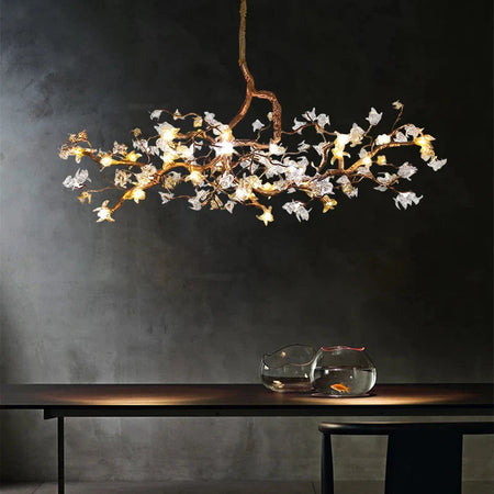 Luminaire Lustre design aérien contemporain – Référence : Elysia4732- - Nexa Lights