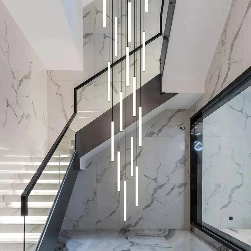 Luminaire Lustre design aérien en acrylique – Référence : Elowen3841- - Nexa Lights