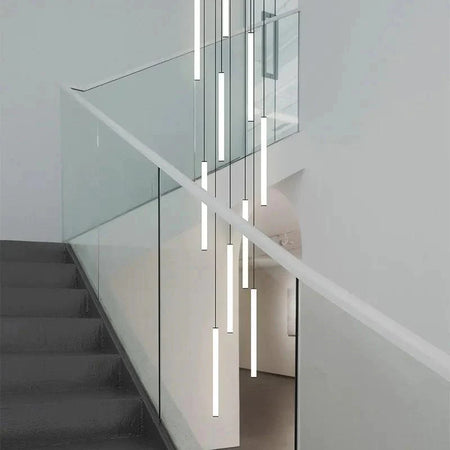 Luminaire Lustre design aérien en acrylique – Référence : Elowen3841- - Nexa Lights