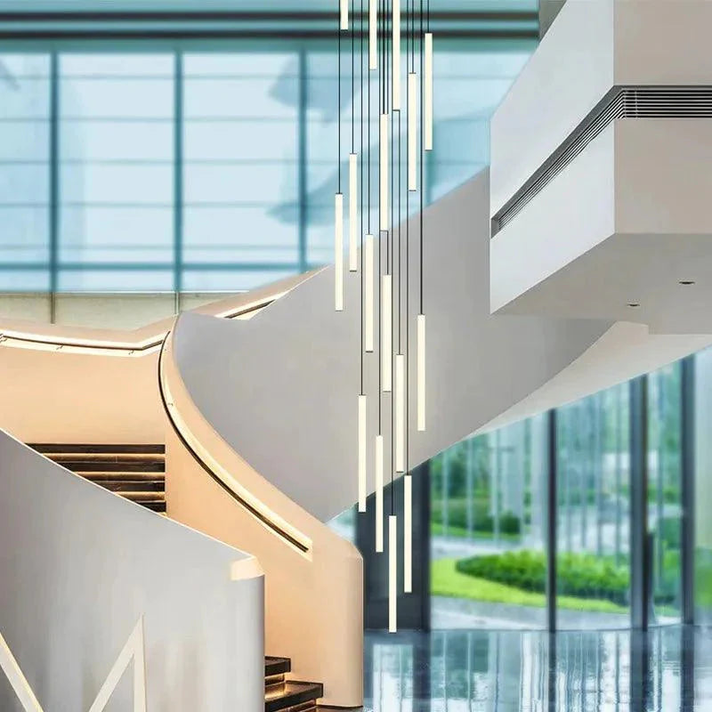 Luminaire Lustre design aérien en acrylique – Référence : Elowen3841- - Nexa Lights