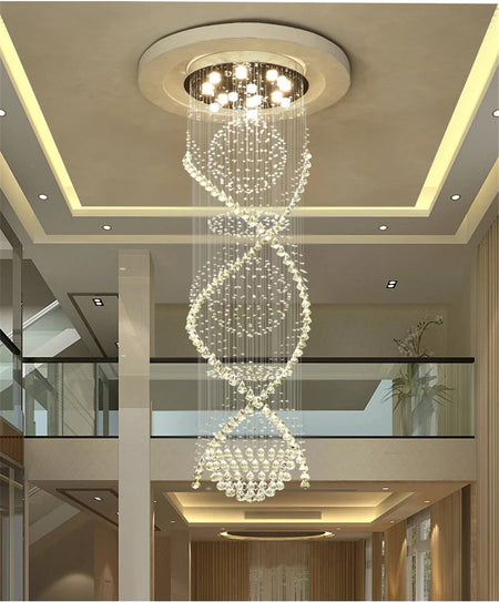 Luminaire Lustre design aérien en cristal – Référence : Aelienne7834- - Nexa Lights