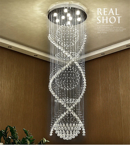 Luminaire Lustre design aérien en cristal – Référence : Aelienne7834- - Nexa Lights