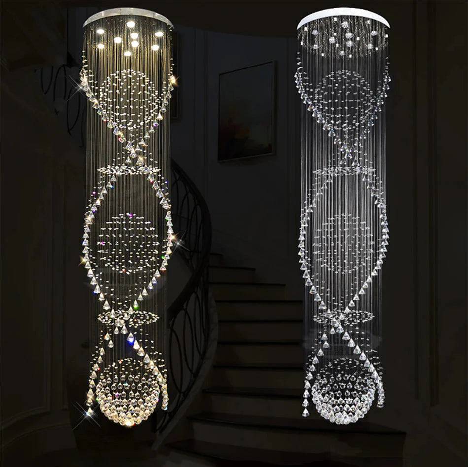 Luminaire Lustre design aérien en cristal – Référence : Aelienne7834- - Nexa Lights