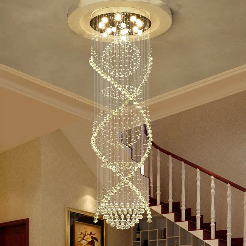 Luminaire Lustre design aérien en cristal – Référence : Aelienne7834- - Nexa Lights