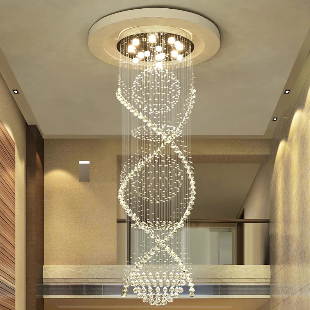 Luminaire Lustre design aérien en cristal – Référence : Aelienne7834- - Nexa Lights