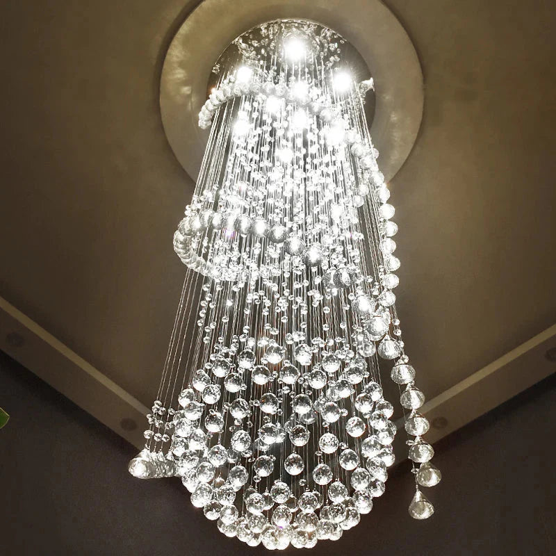 Luminaire Lustre design aérien en cristal – Référence : Aelienne7834- - Nexa Lights