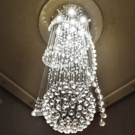 Luminaire Lustre design aérien en cristal – Référence : Aelienne7834- - Nexa Lights