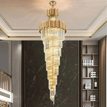 Luminaire Lustre design aérien en cristal – Référence : Alvyn3427- - Nexa Lights