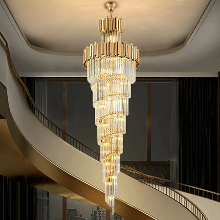 Luminaire Lustre design aérien en cristal – Référence : Alvyn3427- - Nexa Lights