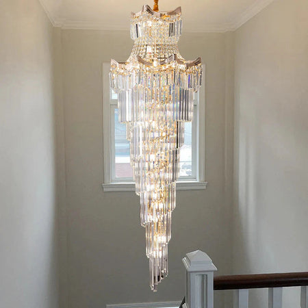Luminaire Lustre design aérien en cristal – Référence : Elowen8374- - Nexa Lights