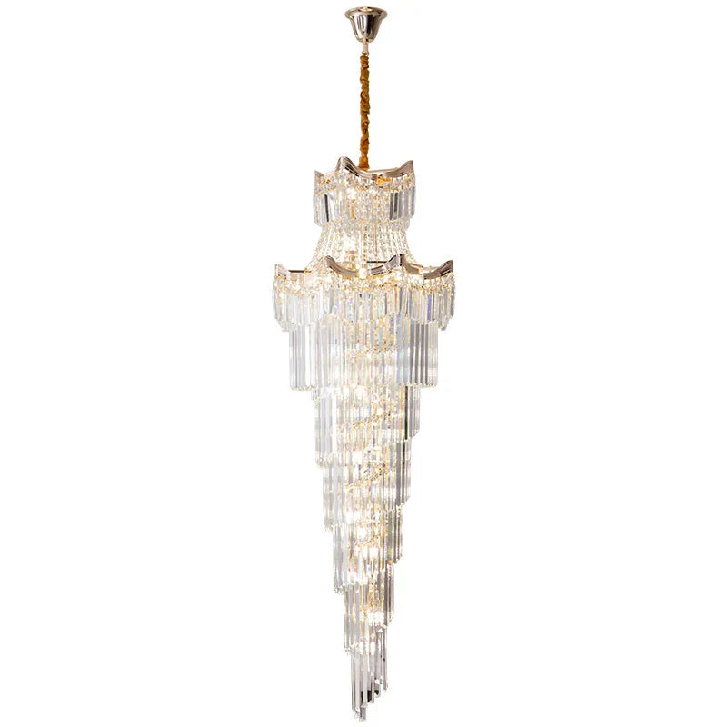 Luminaire Lustre design aérien en cristal – Référence : Elowen8374- - Nexa Lights
