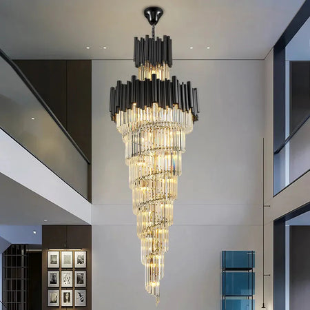 Luminaire Lustre design aérien en cristal – Référence : Elowen8374- - Nexa Lights
