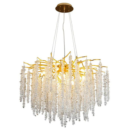 Luminaire Lustre design aérien en cristal – Référence : Elysia7834- - Nexa Lights