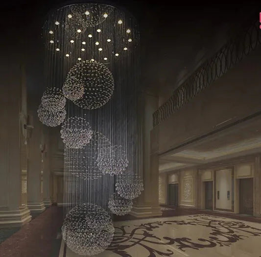 Luminaire Lustre design aérien en cristal – Référence : Marisol8234- - Nexa Lights