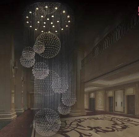 Luminaire Lustre design aérien en cristal – Référence : Marisol8234- - Nexa Lights