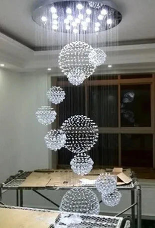 Luminaire Lustre design aérien en cristal – Référence : Marisol8234- - Nexa Lights