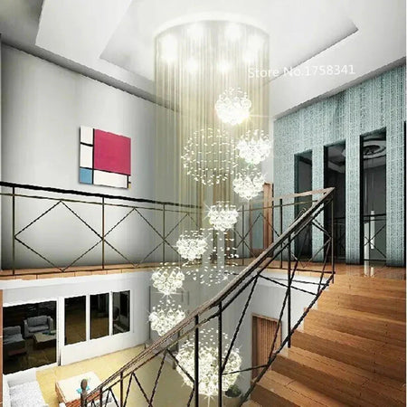 Luminaire Lustre design aérien en cristal – Référence : Marisol8234- - Nexa Lights