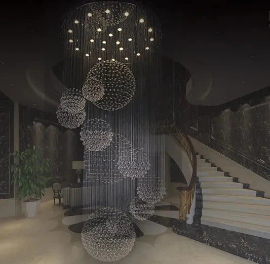 Luminaire Lustre design aérien en cristal – Référence : Marisol8234- - Nexa Lights