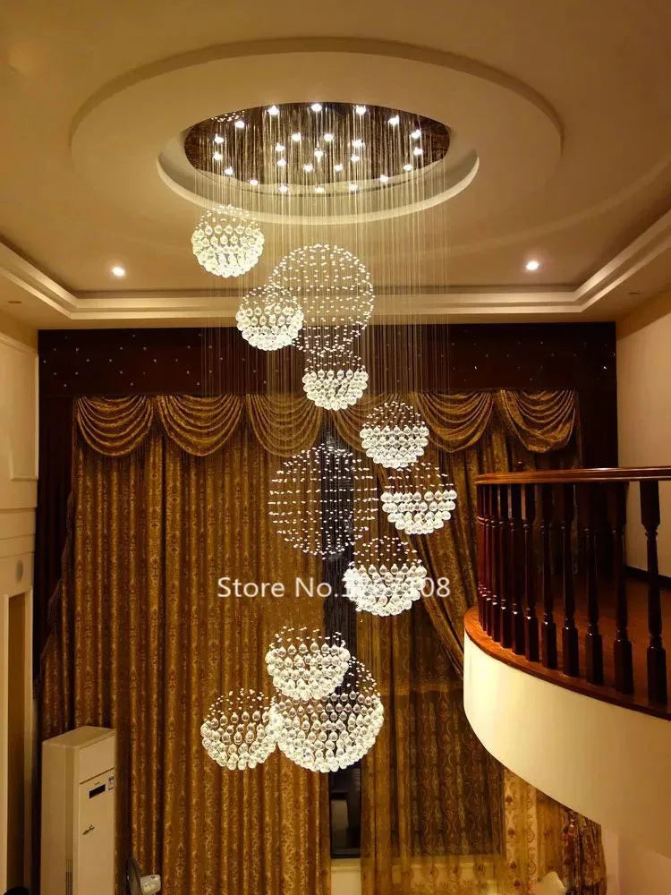 Luminaire Lustre design aérien en cristal – Référence : Marisol8234- - Nexa Lights
