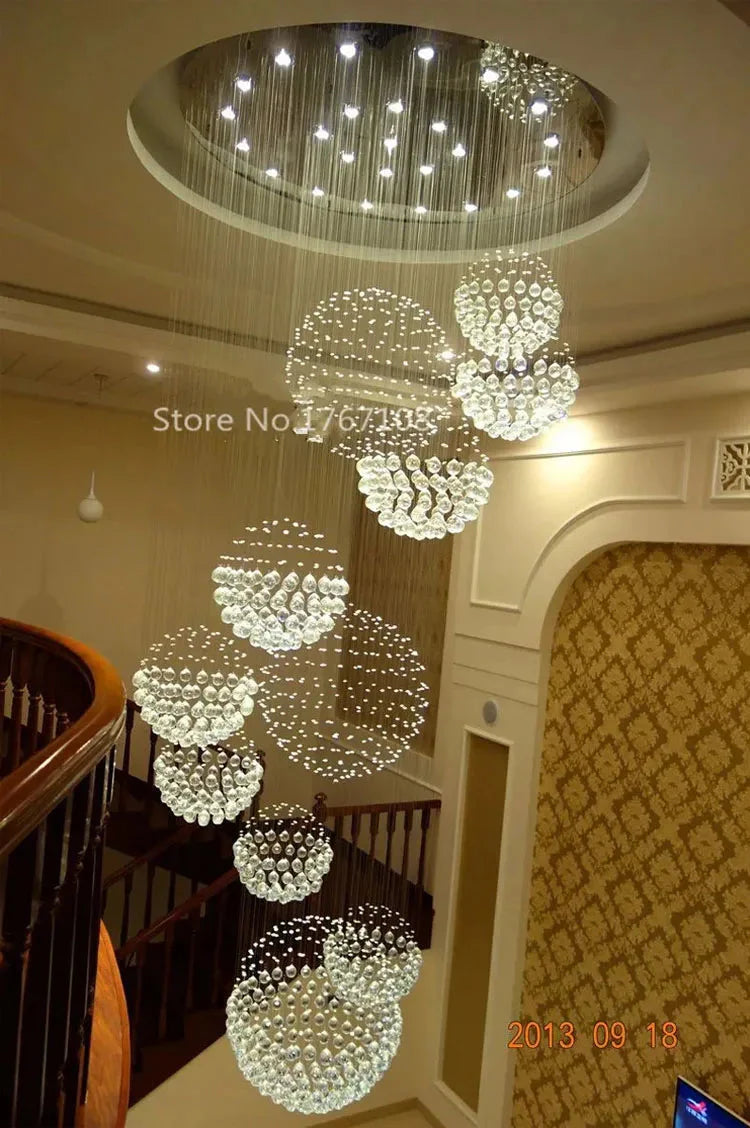 Luminaire Lustre design aérien en cristal – Référence : Marisol8234- - Nexa Lights