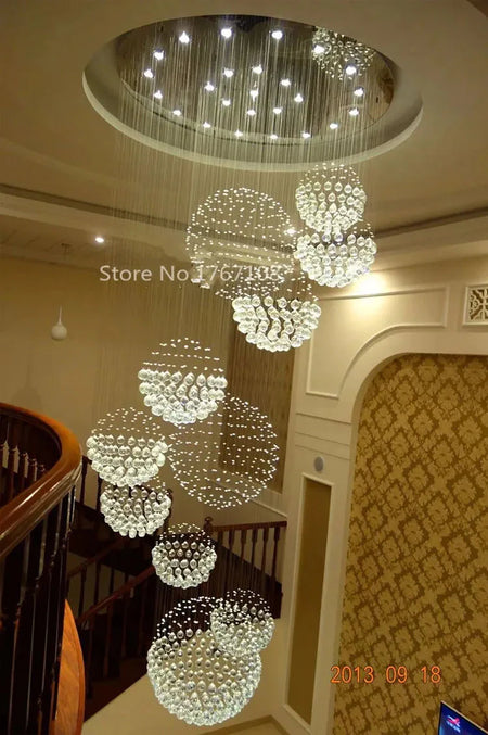 Luminaire Lustre design aérien en cristal – Référence : Marisol8234- - Nexa Lights