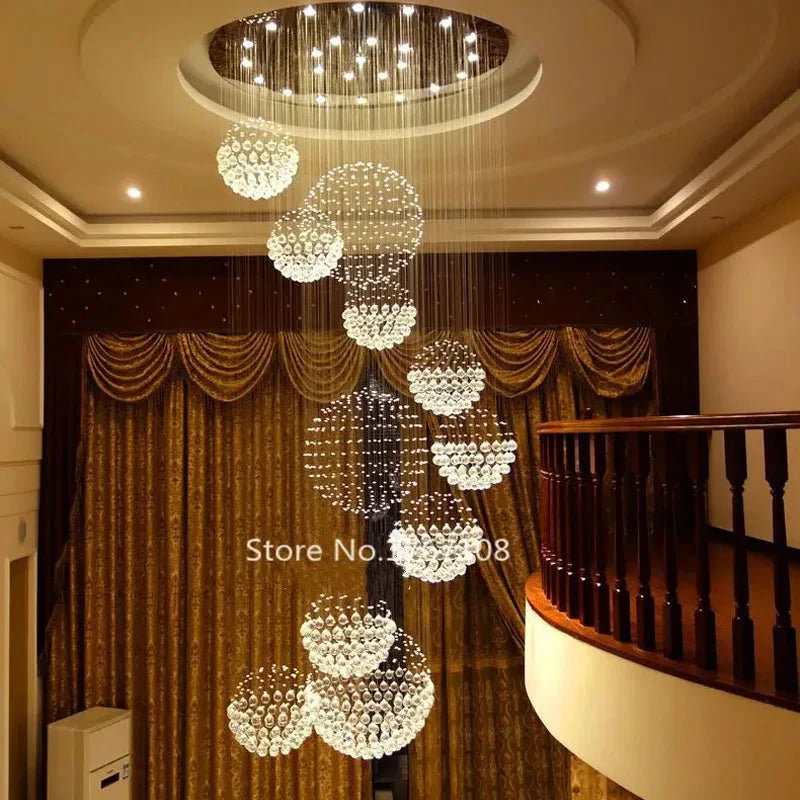 Luminaire Lustre design aérien en cristal – Référence : Marisol8234- - Nexa Lights