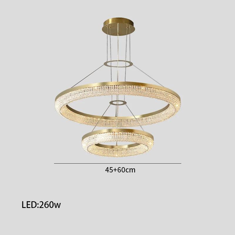 Luminaire Lustre design aérien en cristal – Référence : Melvyn8325- - Nexa Lights