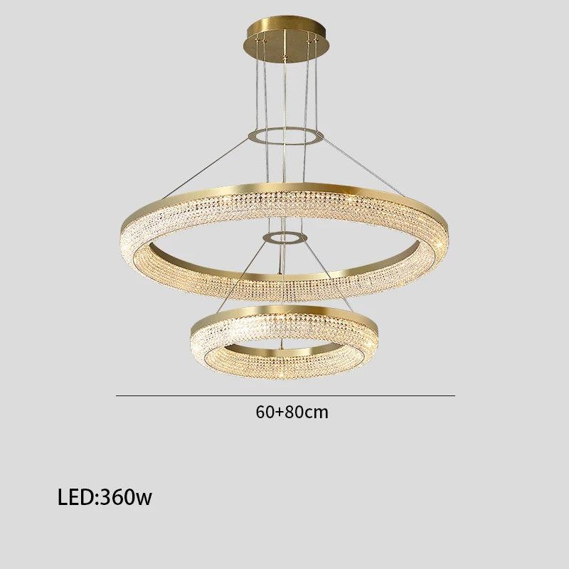Luminaire Lustre design aérien en cristal – Référence : Melvyn8325- - Nexa Lights