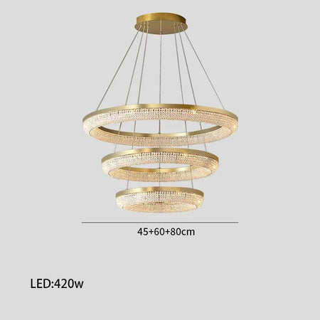 Luminaire Lustre design aérien en cristal – Référence : Melvyn8325- - Nexa Lights